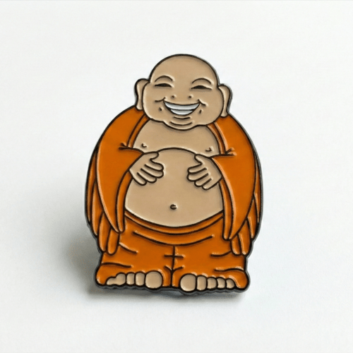 buddha pin badge
