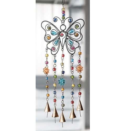 Recycled Brass Butterfly Chime