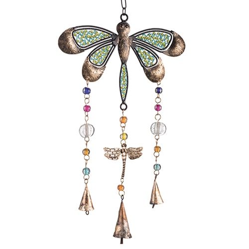 Recycled Brass Dragonfly Chime