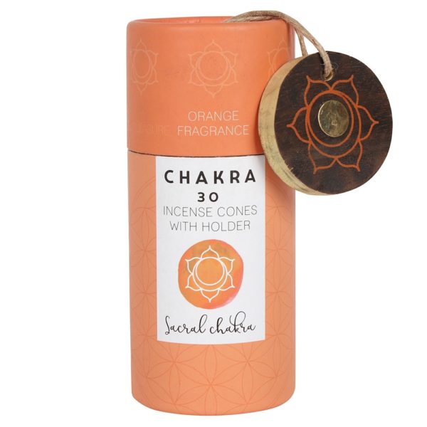 sacral chakra orange incense cones