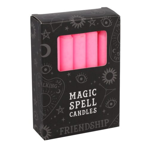 pink magic spell candles