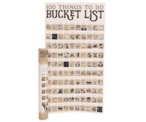 bucket list scratch mat