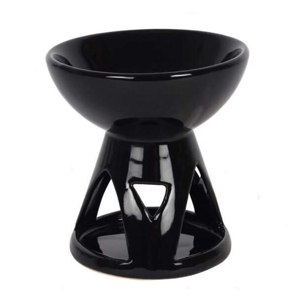 Deep Bowl Oil Burner - Black