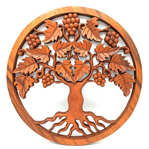 Tree of Life Grapes Panel - 40cm