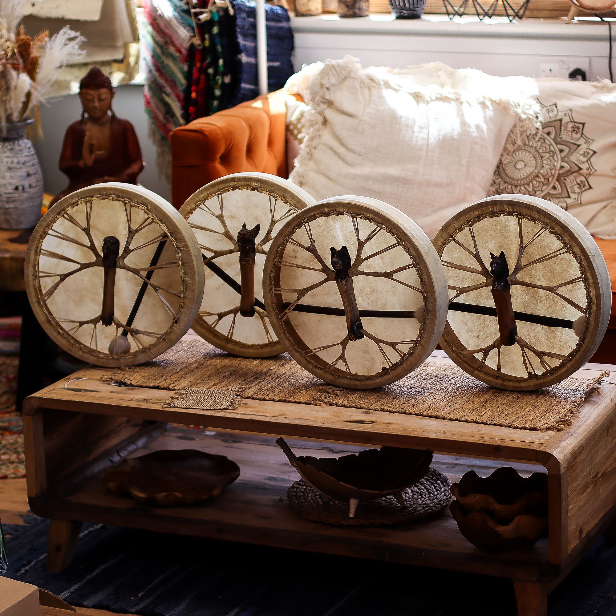 Spirit of the Eagle - Shaman Drum & Stick- Tunable - 40cm