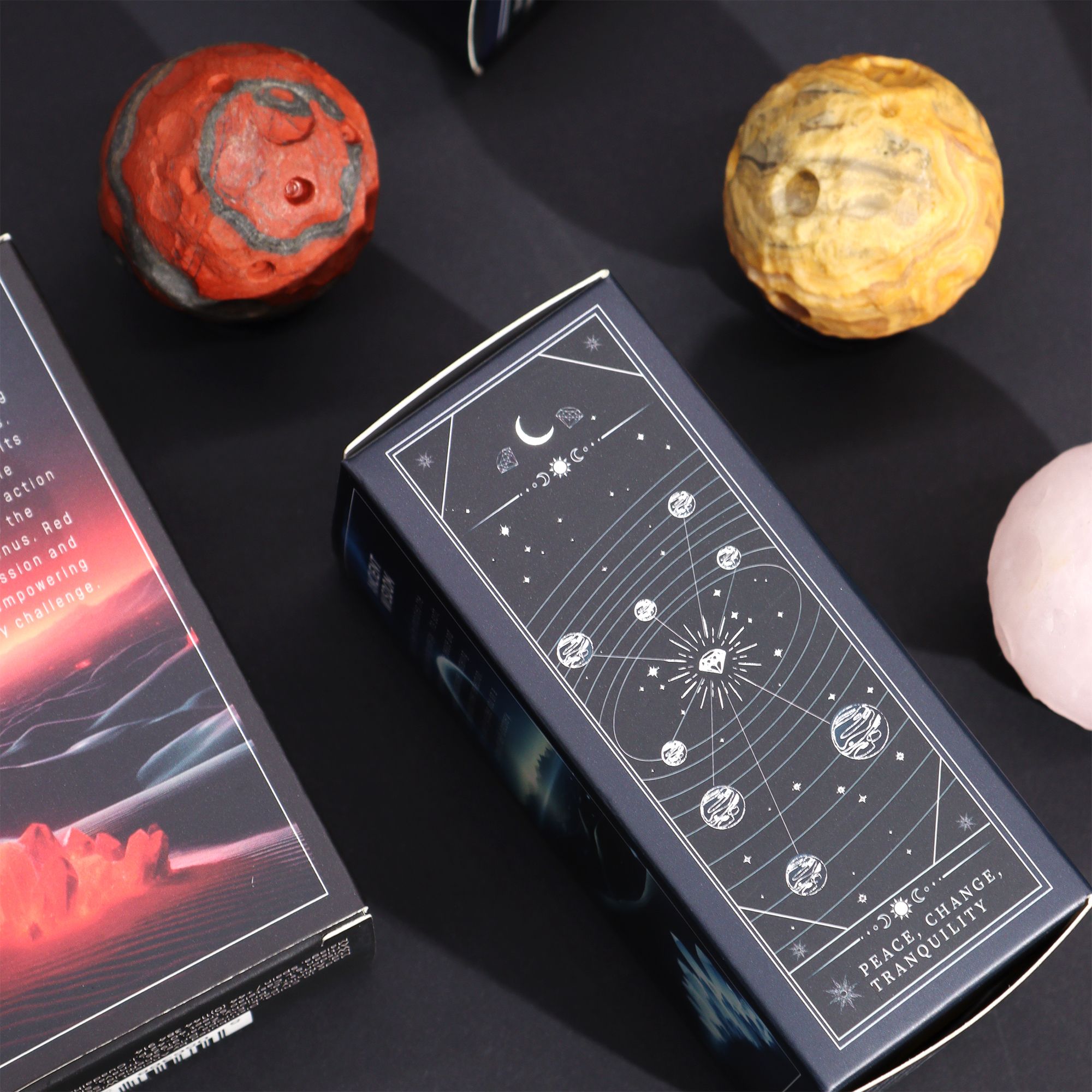 Amethyst Planet on a Sola Goldstone Stand (JUPITER)