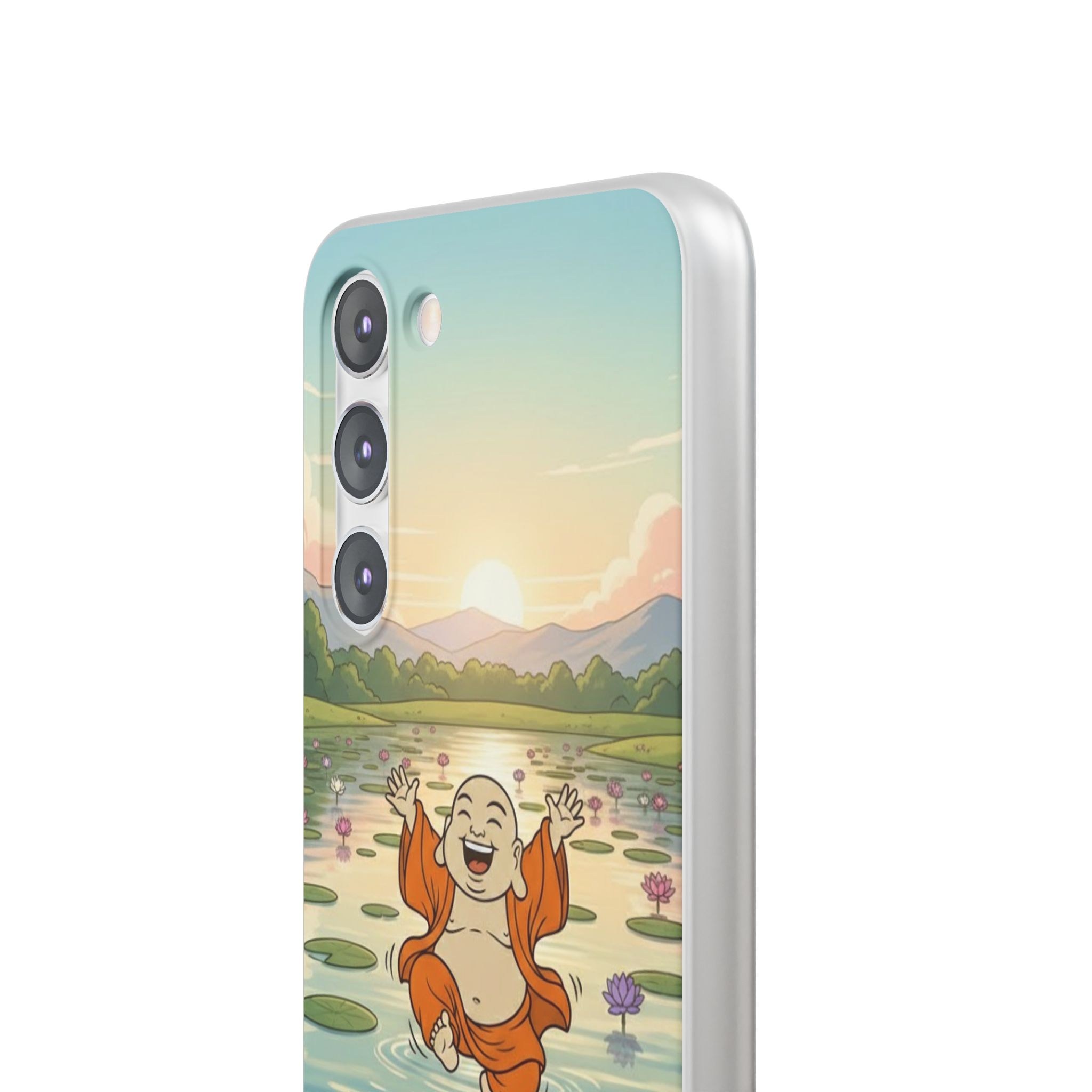 Happy Buddha Phone Case — Lotus Lake Flexi Case
