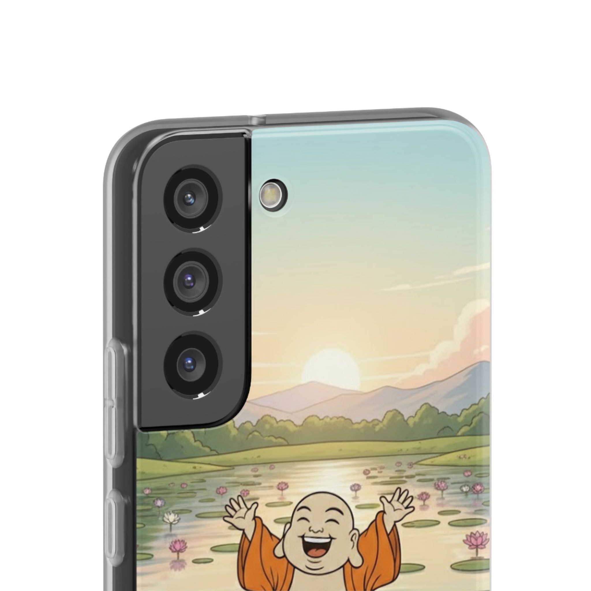 Happy Buddha Phone Case — Lotus Lake Flexi Case
