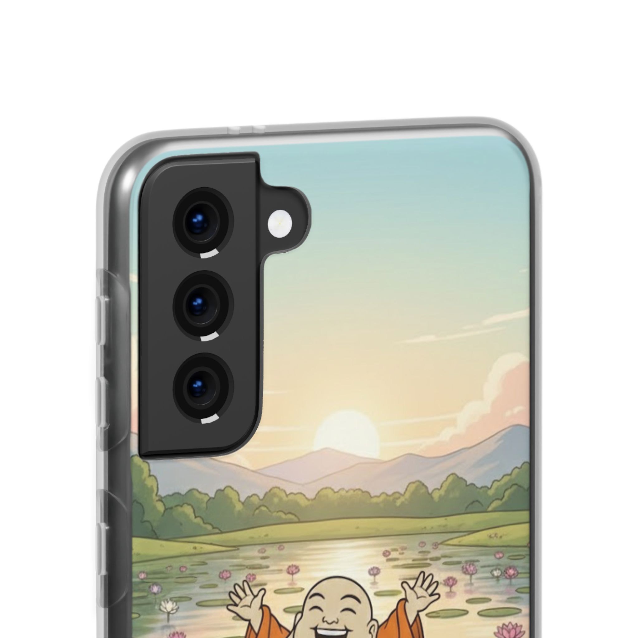 Happy Buddha Phone Case — Lotus Lake Flexi Case