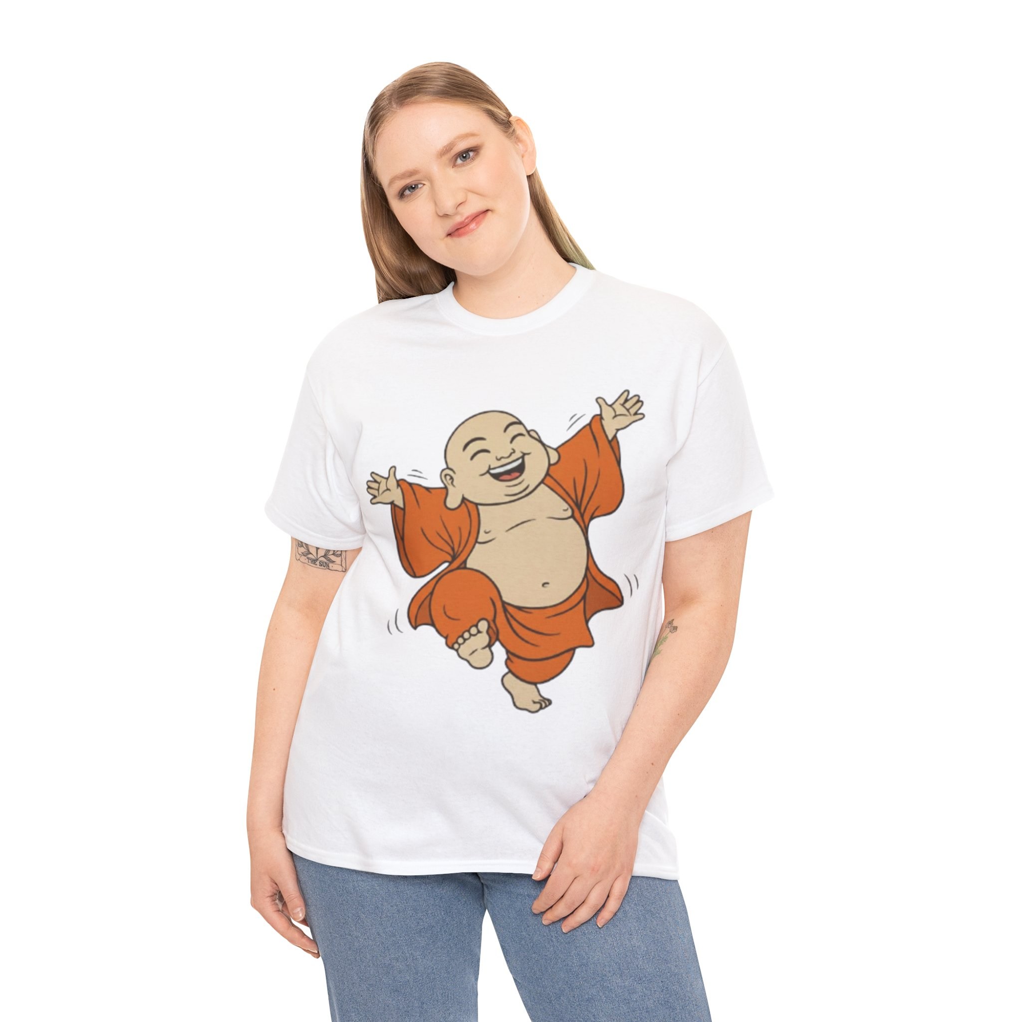 Happy Buddha T-Shirt — Dancing Happy Buddha Graphic Tee