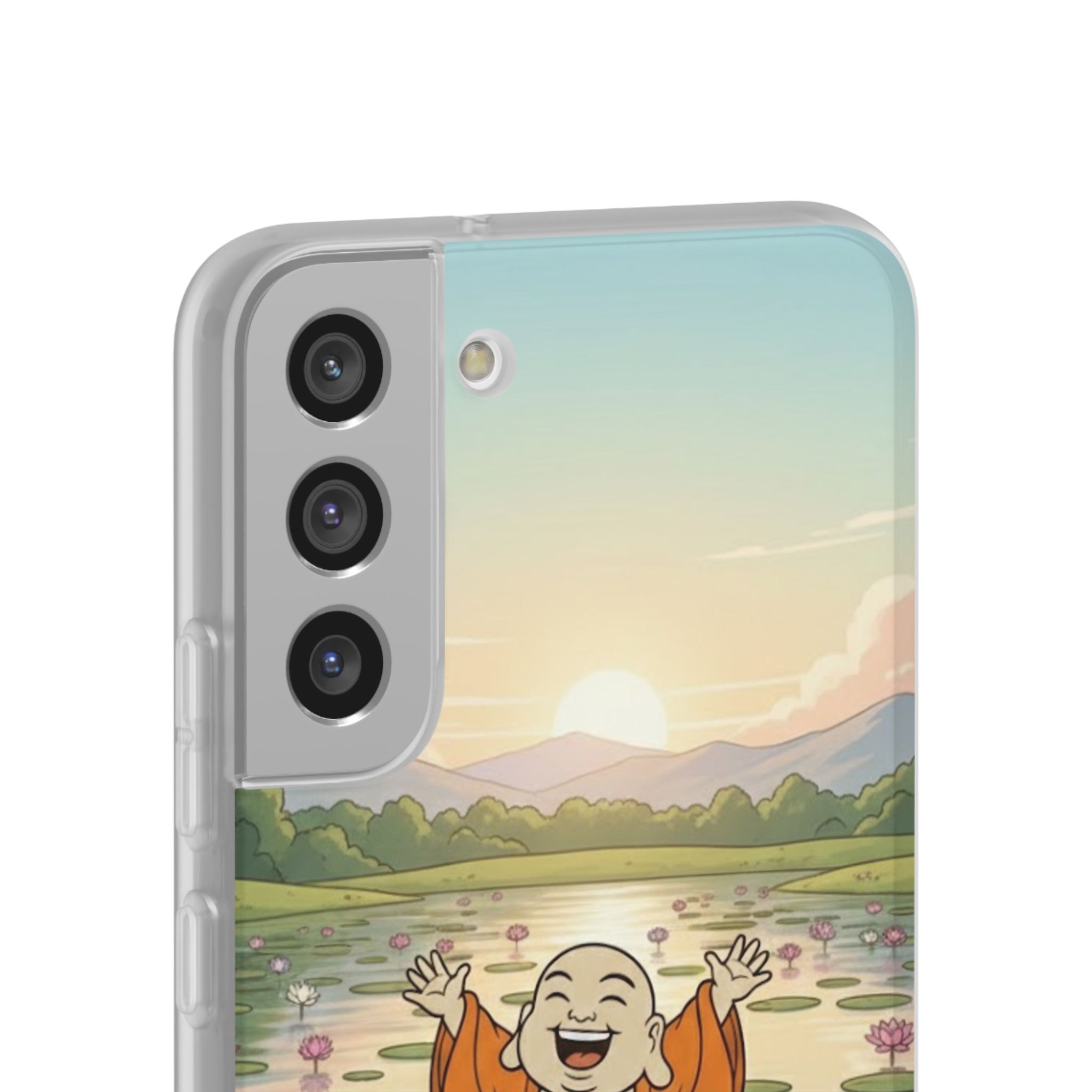 Happy Buddha Phone Case — Lotus Lake Flexi Case