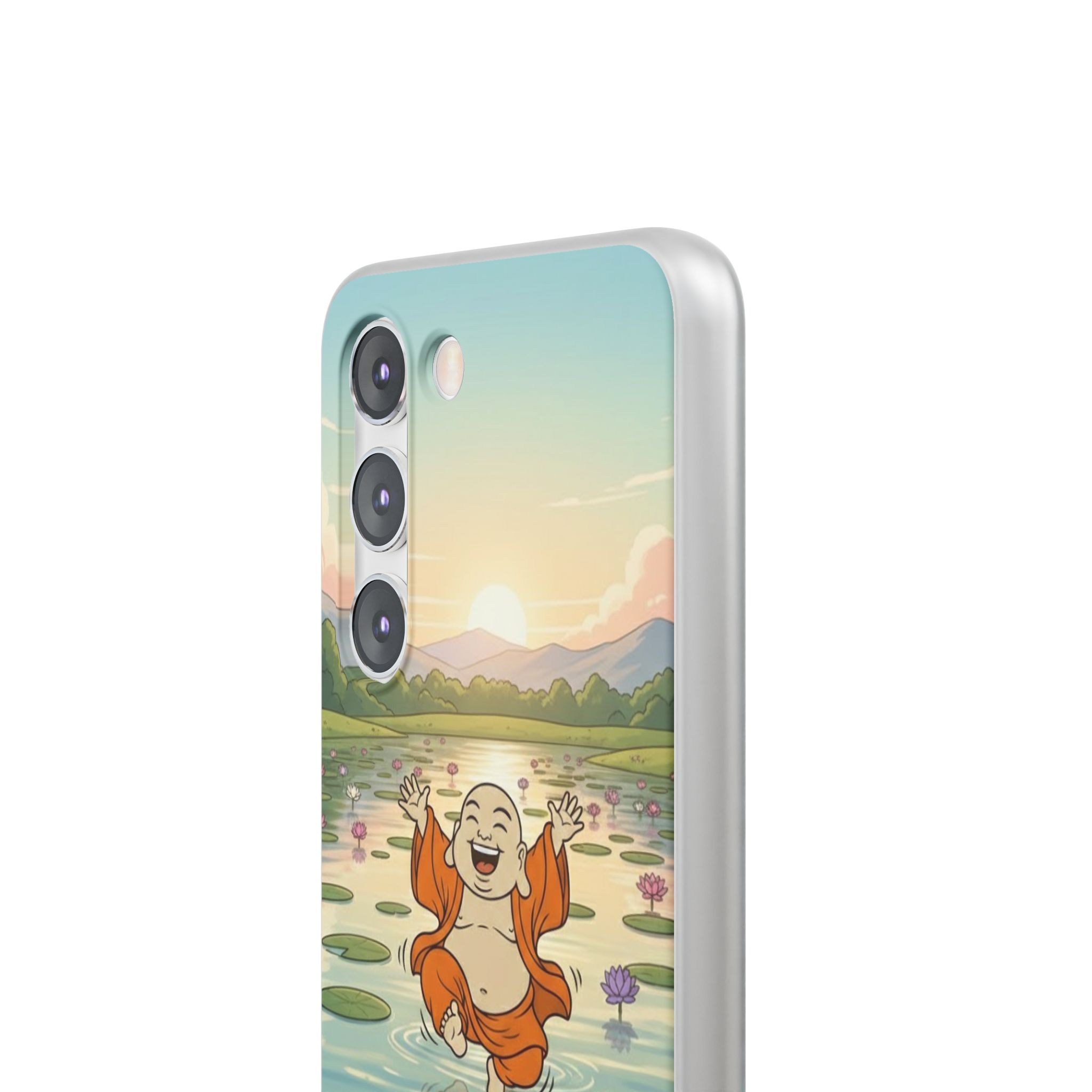 Happy Buddha Phone Case — Lotus Lake Flexi Case