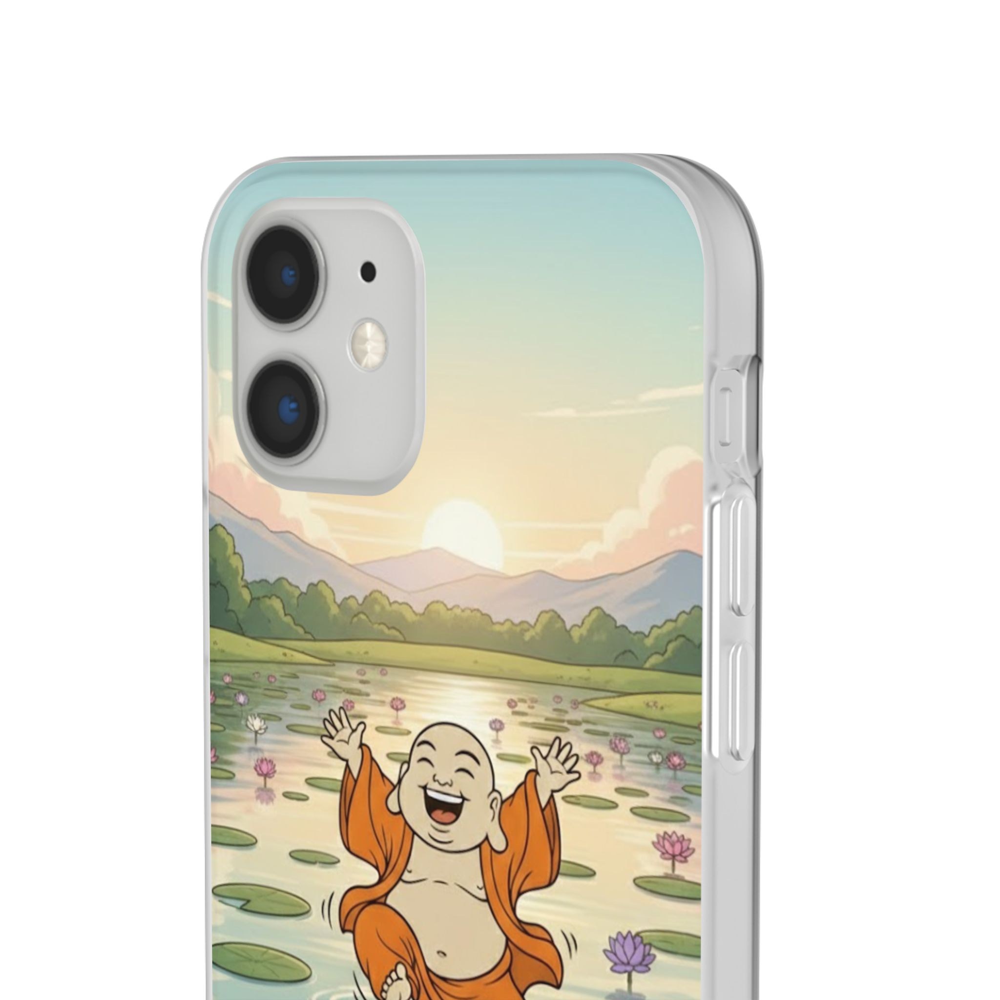 Happy Buddha Phone Case — Lotus Lake Flexi Case