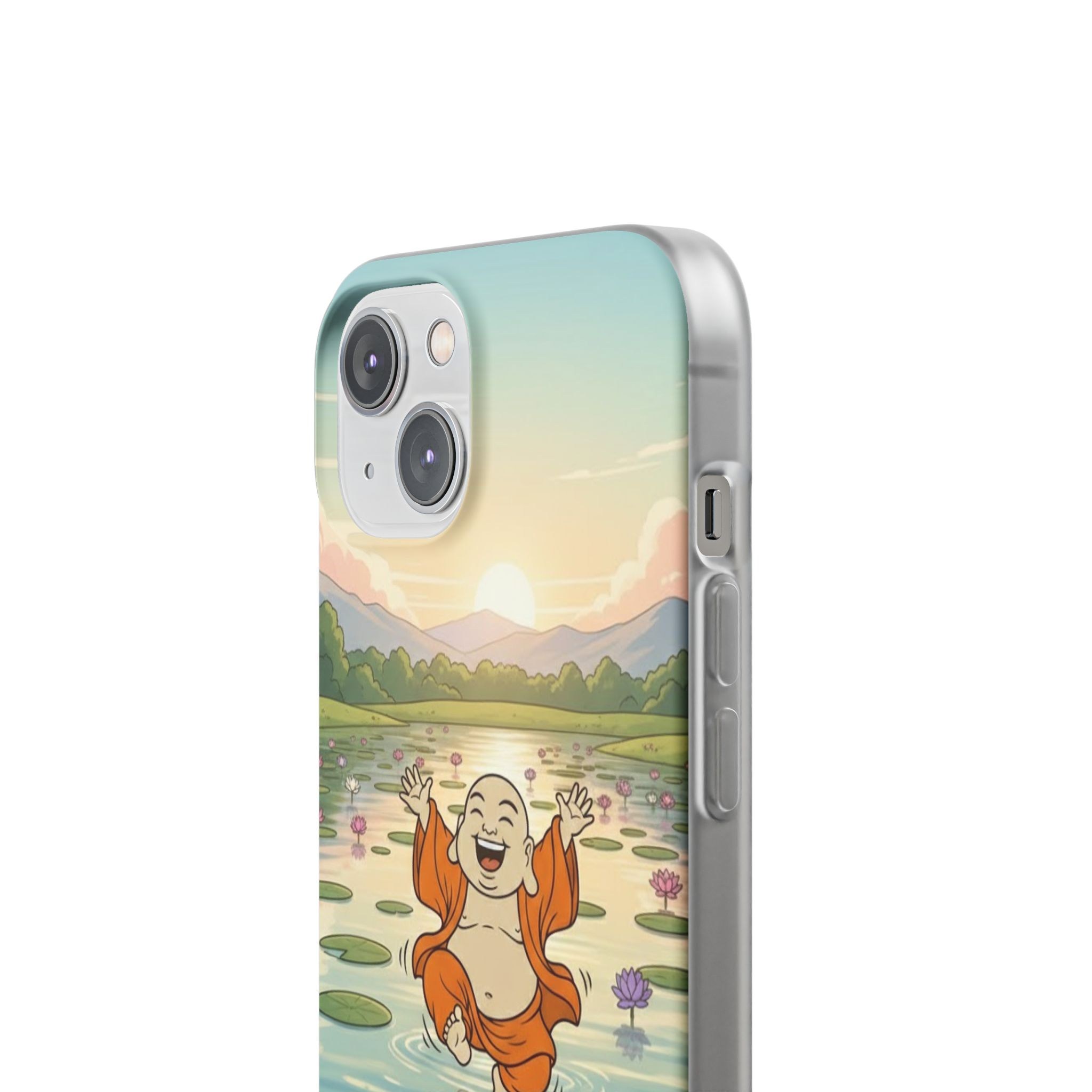 Happy Buddha Phone Case — Lotus Lake Flexi Case