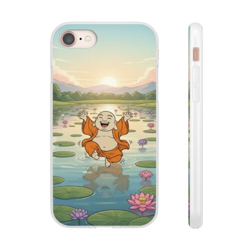 Happy Buddha Phone Case — Lotus Lake Flexi Case