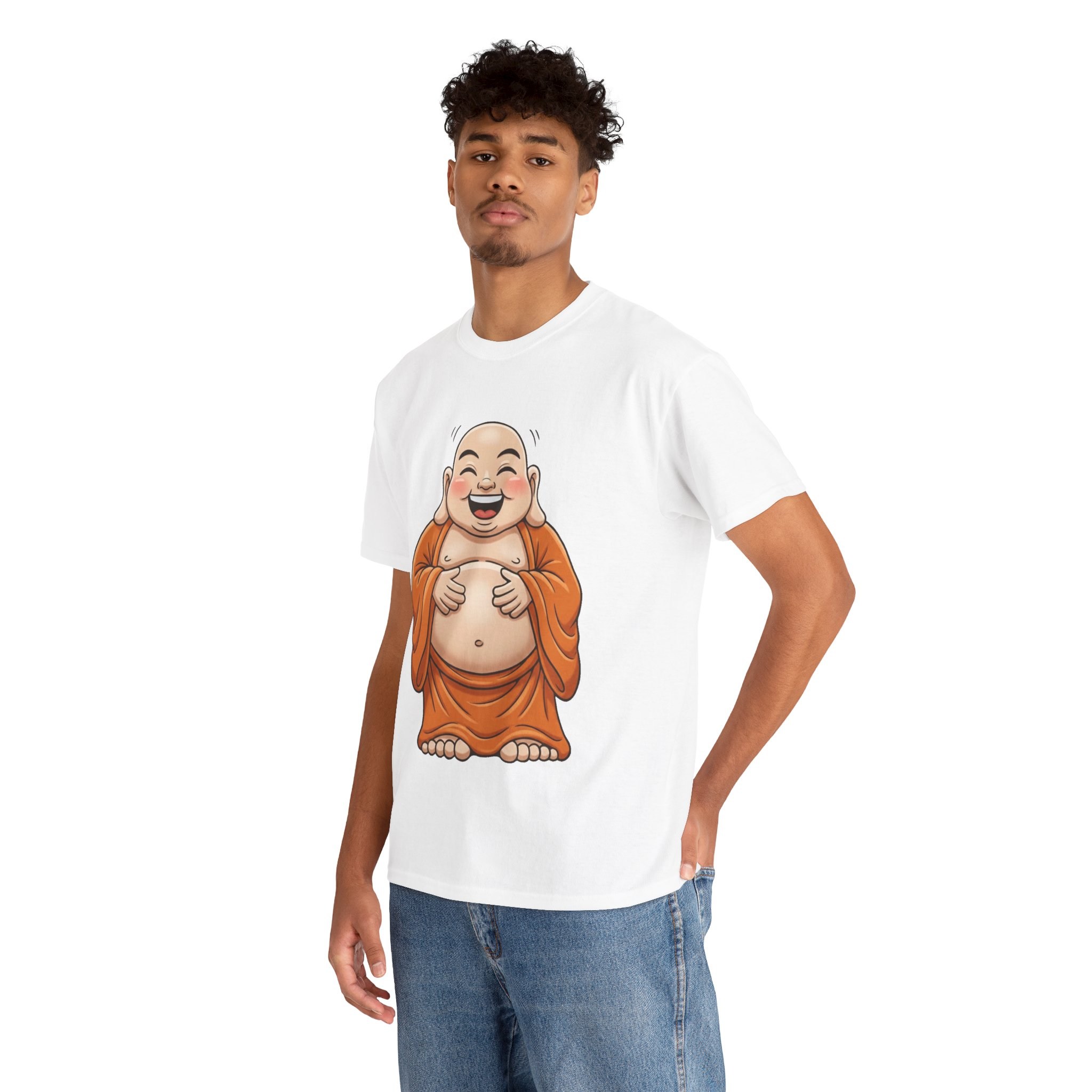 Happy Buddha T-Shirt — Laughing Buddha Graphic Tee