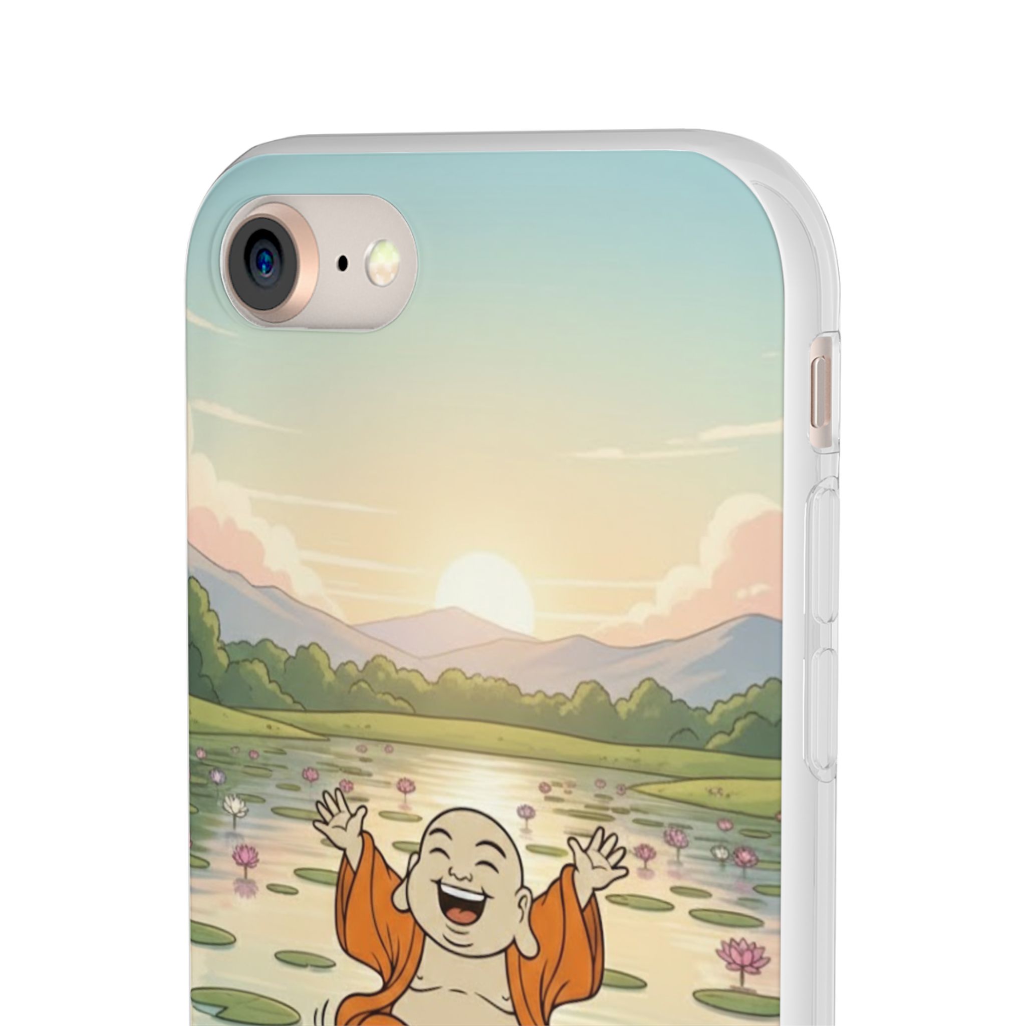 Happy Buddha Phone Case — Lotus Lake Flexi Case