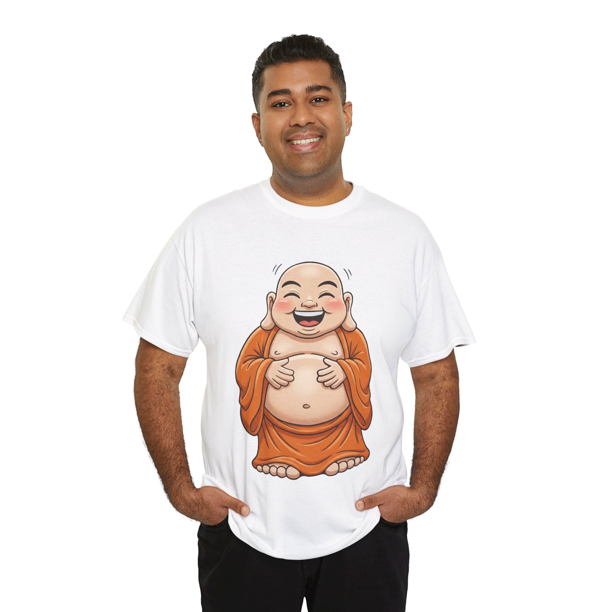 Happy Buddha T-Shirt — Laughing Buddha Graphic Tee