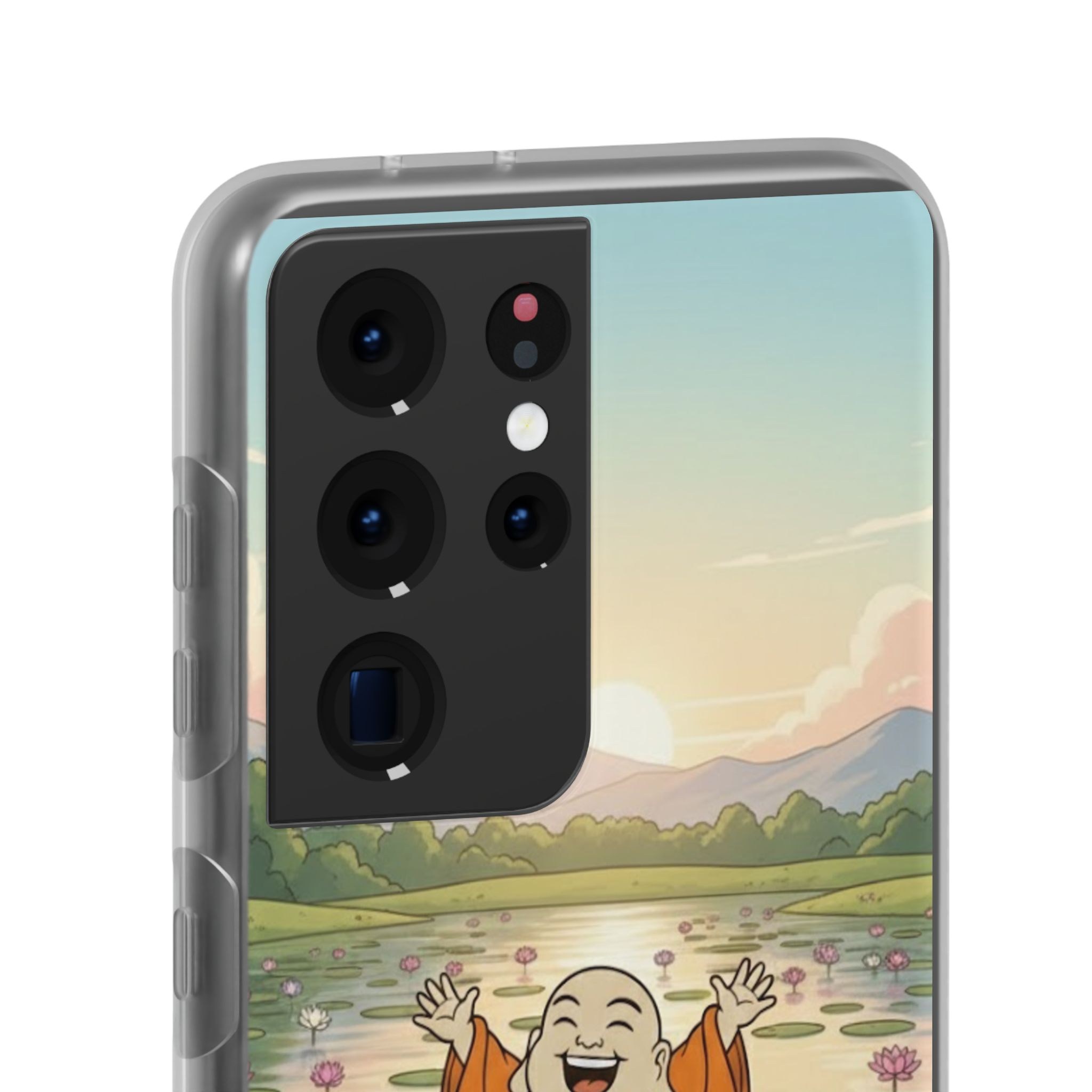 Happy Buddha Phone Case — Lotus Lake Flexi Case