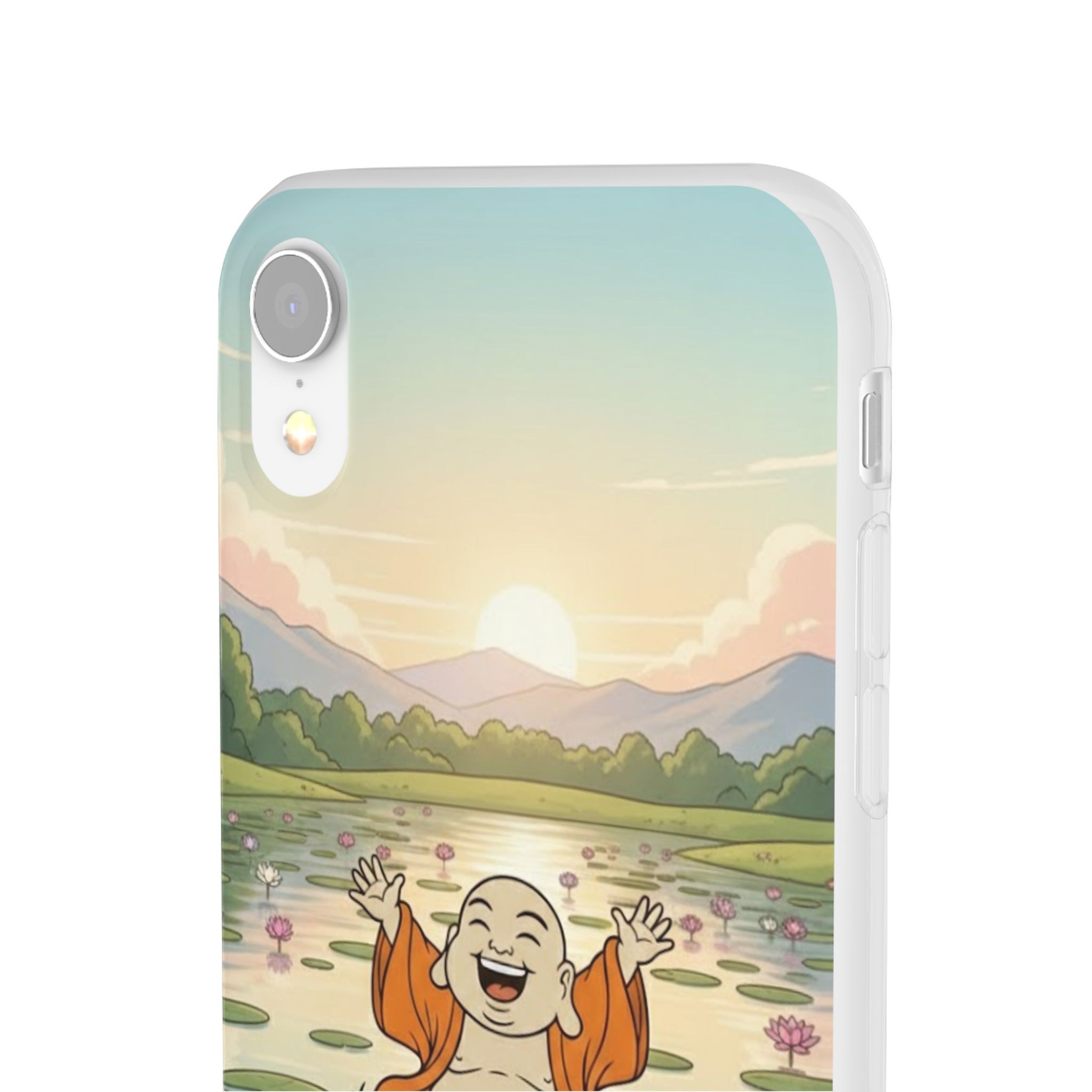 Happy Buddha Phone Case — Lotus Lake Flexi Case