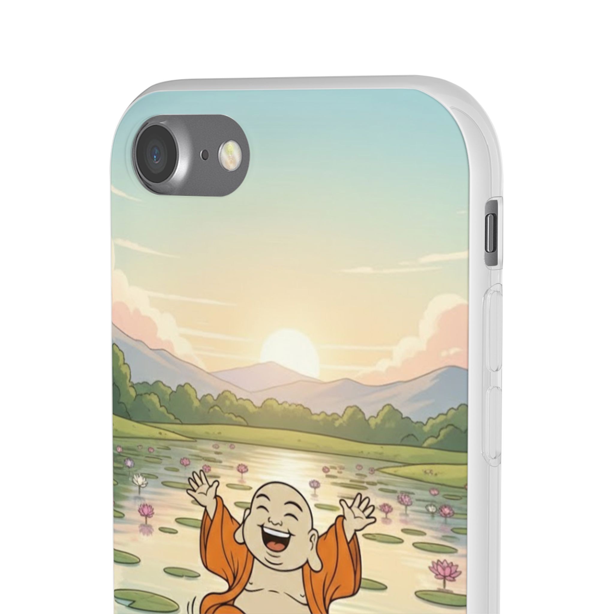 Happy Buddha Phone Case — Lotus Lake Flexi Case