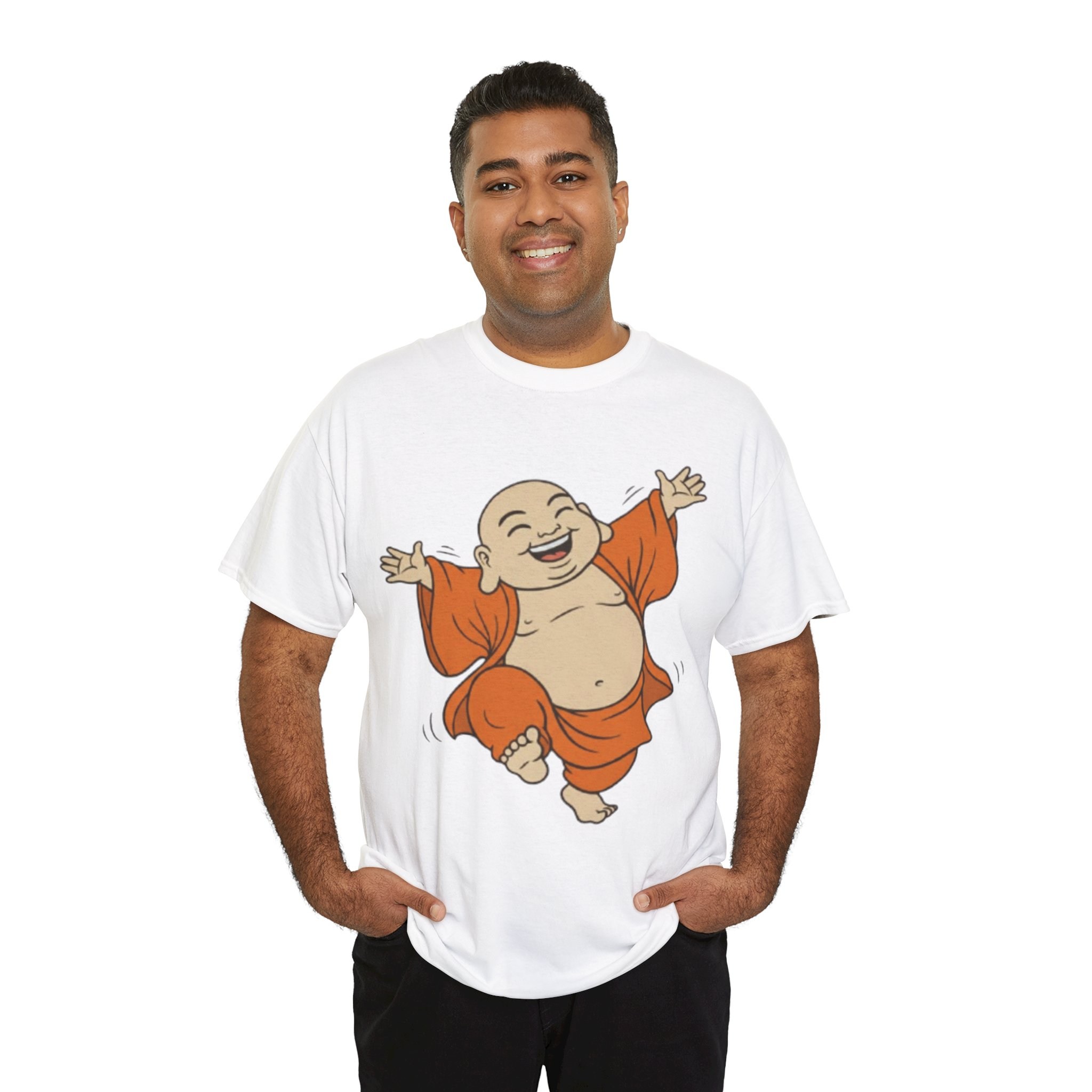 Happy Buddha T-Shirt — Dancing Happy Buddha Graphic Tee