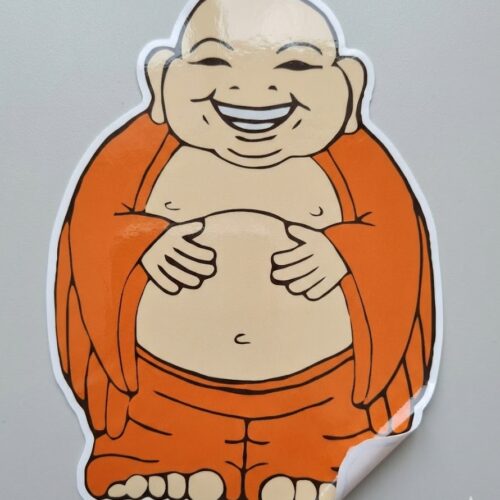 Happy Buddha sticker