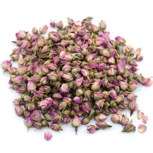 dried rose buds