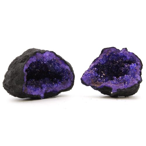 purple turquoise geode