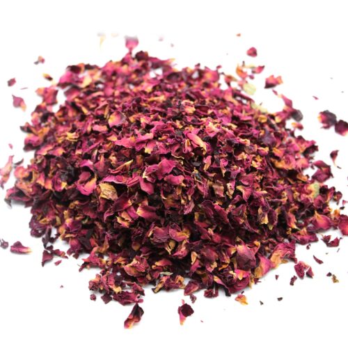 dried rose petals