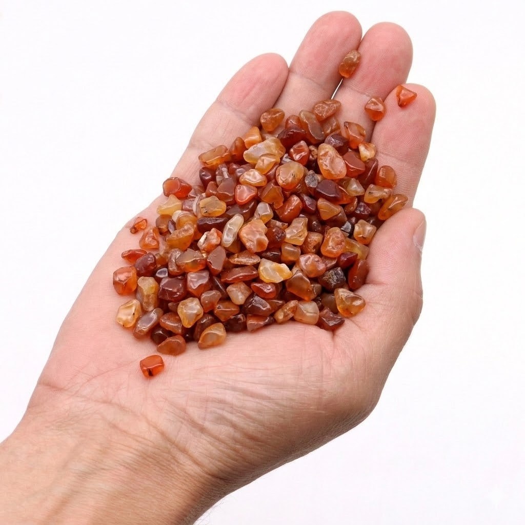 carnelian gem chips