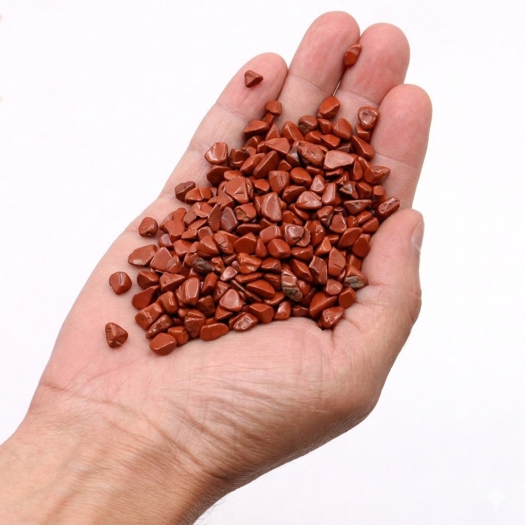 red jasper gemstone chips