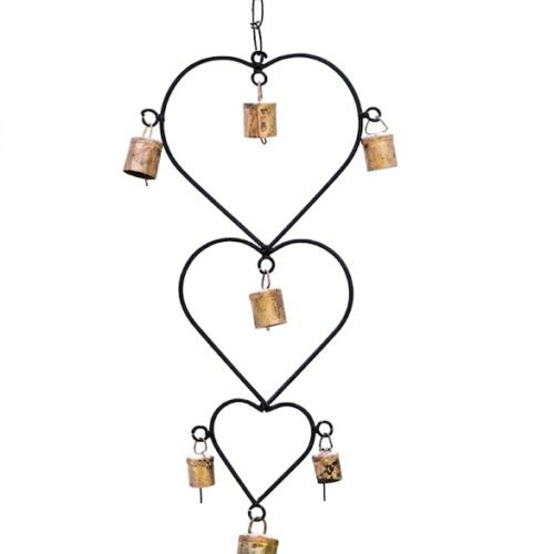 hearts windchime