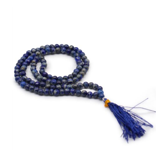 lapiz lazuli mala beads 108