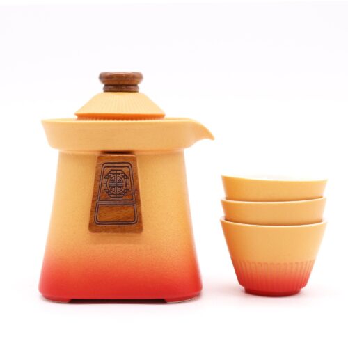 Orange teapot set