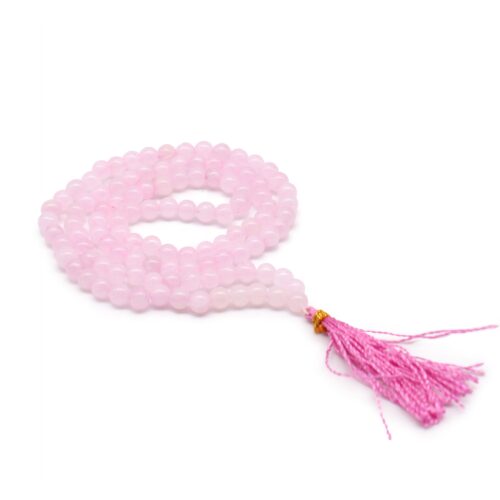 rose quartz mala beads 108