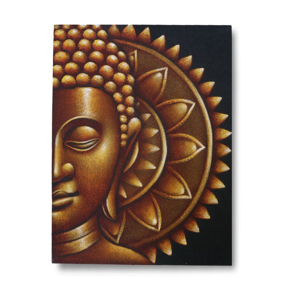 gold buddha painting