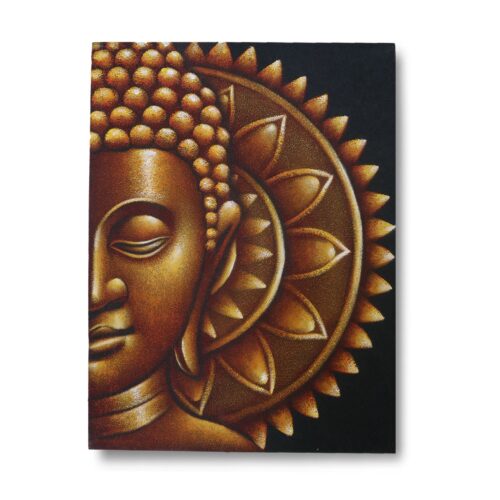 gold buddha painting