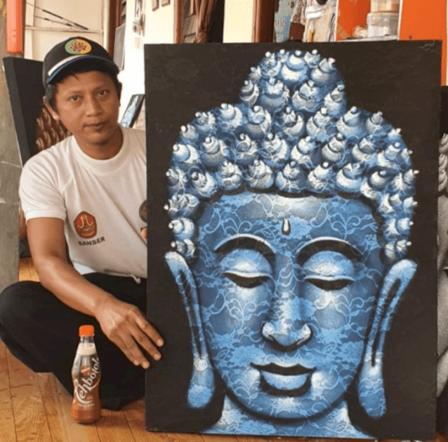 Buddha oil paintings